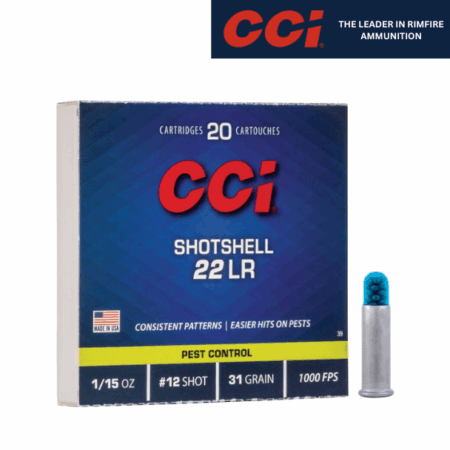 CCi shotshell 22 LR 31gr #12 20 round box