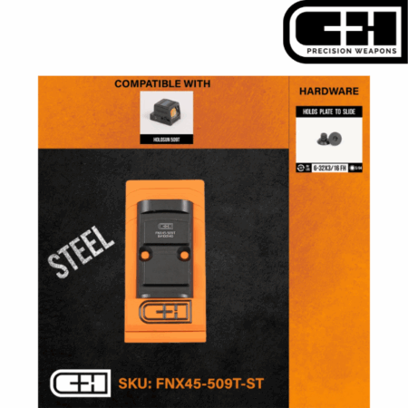 C&H - Optic Adapter Plate - FN FNX-45 V4 MIL/LEO to Holosun 509T [STEEL]