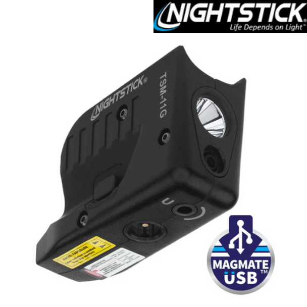 NIGHTSTICK - TSM-11G Sub-Compact Handgun Light w/Green Laser for Glock G42/G43/G43X/G48