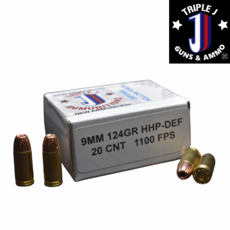 TRIPLE J - 9mm 124 gr Hybrid Hollow Point [20 count]