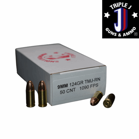 TRIPLE J - 9mm 124 gr TMJ-RN [50 count]