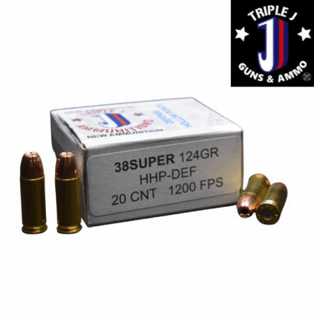 TRIPLE J - 38 Super 124 gr HHP [20 count]