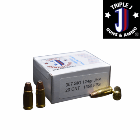 TRIPLE J - 357 SIG 124 gr JHP [20 count]