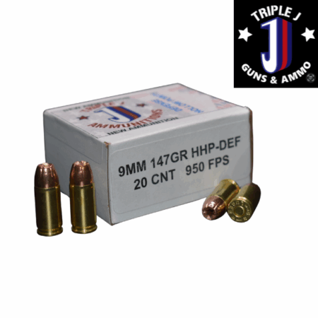 TRIPLE J - 9mm 147 gr Hybrid Hollow Point [20 count]