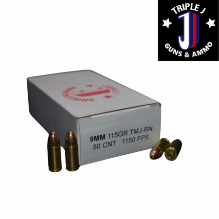 TRIPLE J - 9mm 115 gr TMJ-RN [50 count]