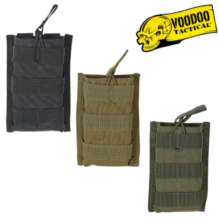 VOODOO TACTICAL - M4/M16 Open Top Mag Pouch w/ Bungee System [single]