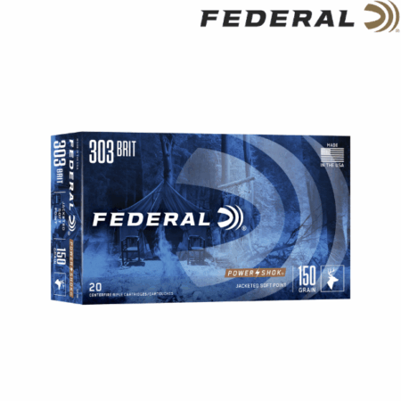 federal 303 british 150gr powershok jsp 20 round box