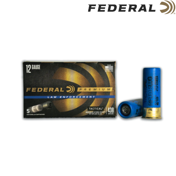 Federal Law Enforcement 12 Gauge Hydra‑Shok Rifled Slug LE127RS