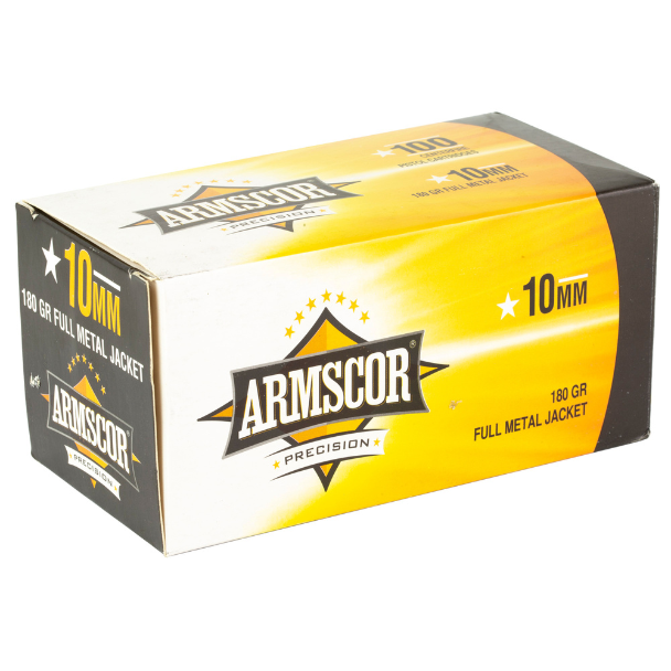 Armscor 10MM 180 Grain Full Metal Jacket — 100 Round Box (50440) - Image 2