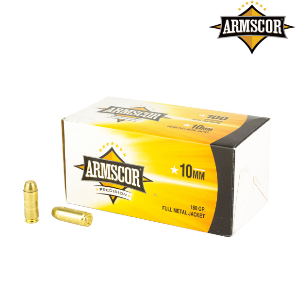 Armscor 10MM 180 Grain Full Metal Jacket 100 Round Box 50440