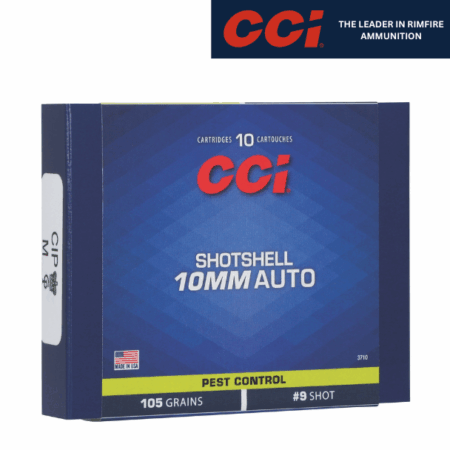 CCi Pest Control Shotshell 10MM Auto Bismuth 10 Round Box 3710