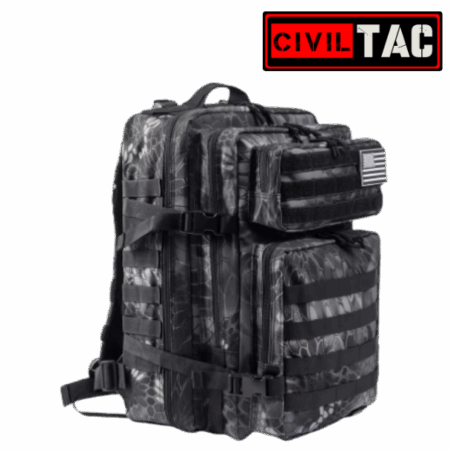 Civil TAC Men's Heavy-Duty Hunting Backpack MOLLE System