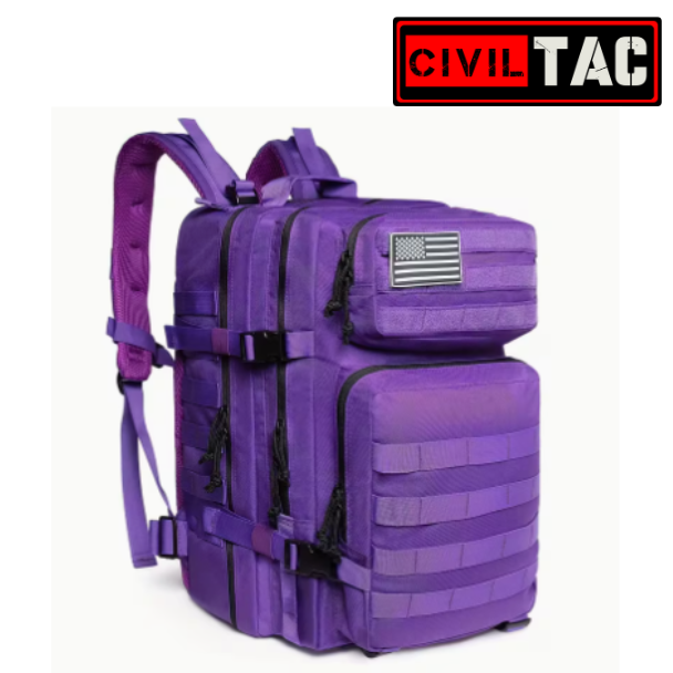 Civil TAC Men's 11.89gal Heavy-Duty Hunting Backpack in Purple