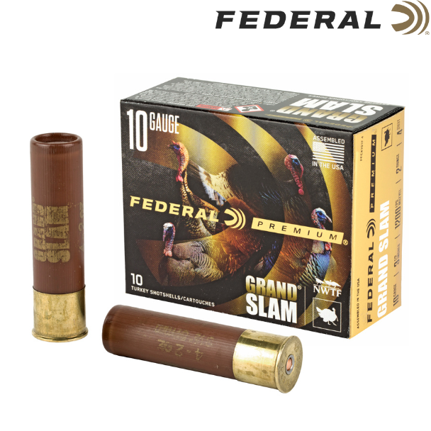 Federal Grand Slam 10Ga 3.5 #4 2oz 10 Round Box PFCX101F4