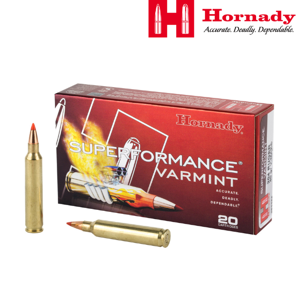 Hornady Superformance Varmint 204 Ruger 40 Grain V-Max 20 Round Box 83206