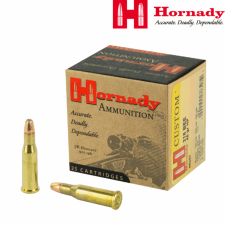 Hornady Custom 218 Bee 45 Grain Hollow Point 25 Round Box 8307