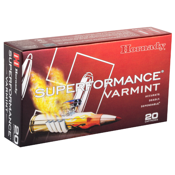 Hornady Superformance Varmint 204 Ruger 40 Grain V-Max 20 Round Box (83206) — High-Velocity Precision Ammo - Image 2