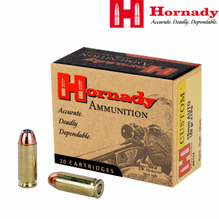 Hornady Custom 10MM 155 Grain Hollow Point XTP 20 Round Box 9122