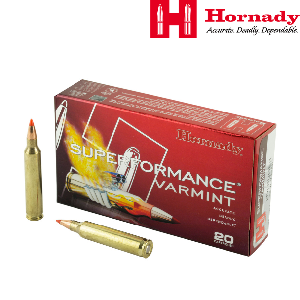 Hornady Superformance Varmint 204 Ruger 32 Grain V-Max 20 Round Box 83204