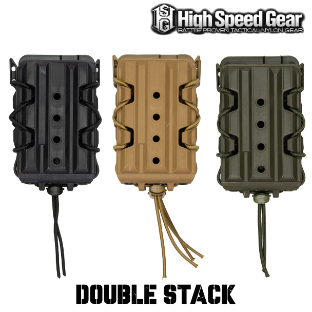 High Speed Gear Polymer X2R TACO V2 Rifle Pouch Tactical Black Coyote Brown Olive Drab Green dual rifle magazine pouch