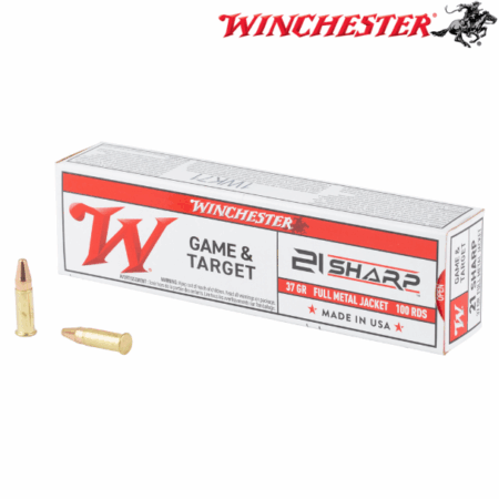 Winchester Game & Target 21 SHARP 42 Grain Full Metal Jacket 100 Round Box USA21