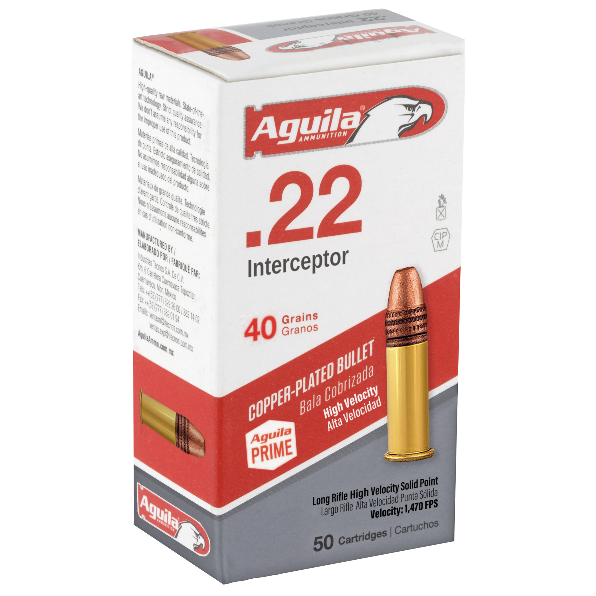 Aguila 22 LR Interceptor 40gr - Image 3