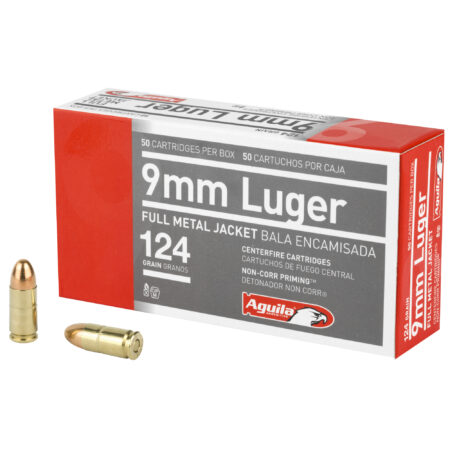 Aguila 9mm 124gr FMJ