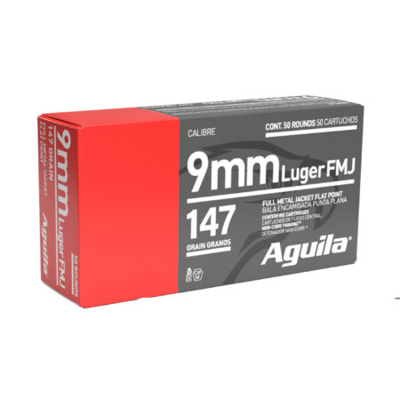 Aguila 9mm 147gr FMJ FP
