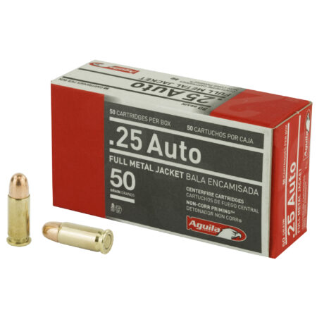 Aguila 25 ACP 50gr FMJ