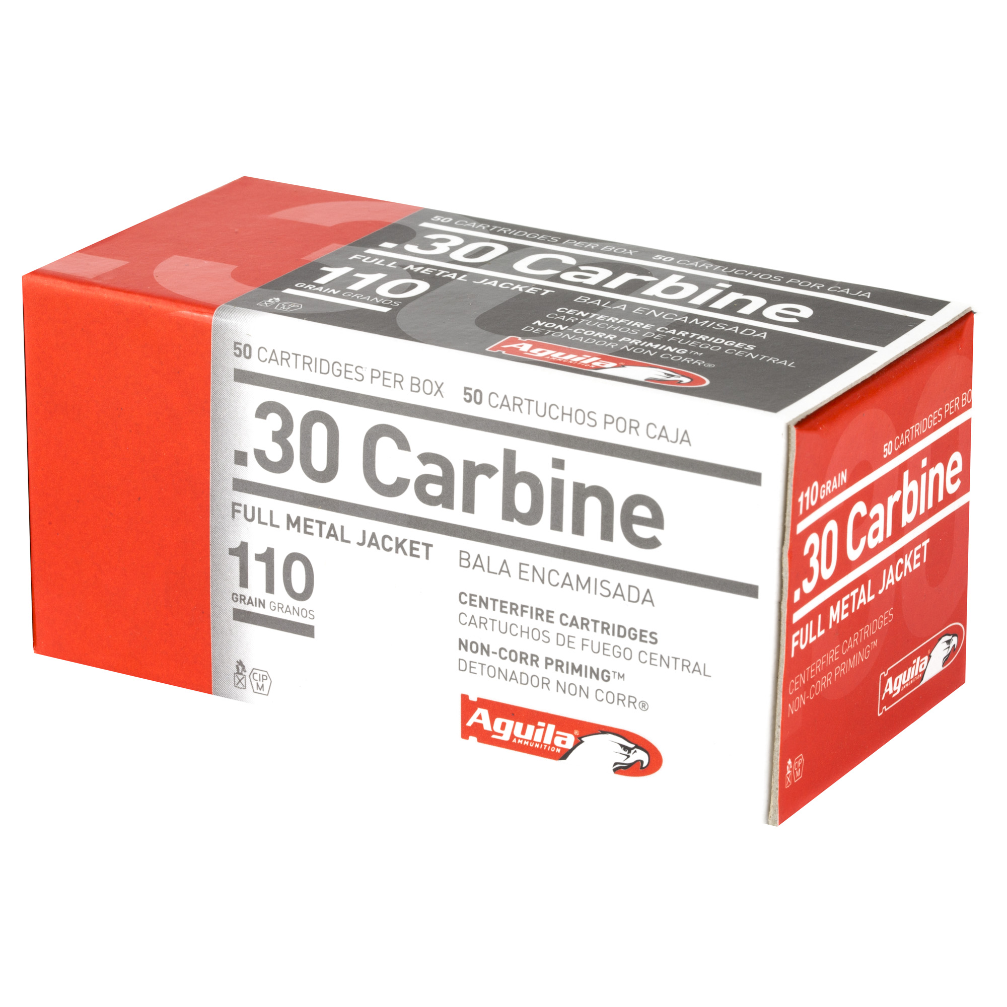 Aguila 30 Carbine 110gr FMJ - Image 4