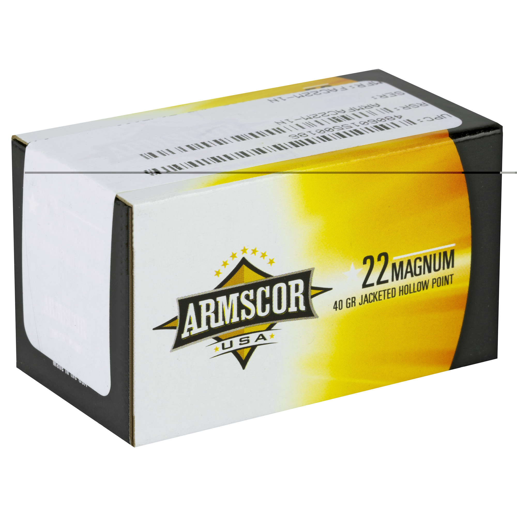 Armscor 22wmr 40gr JHP - Image 2