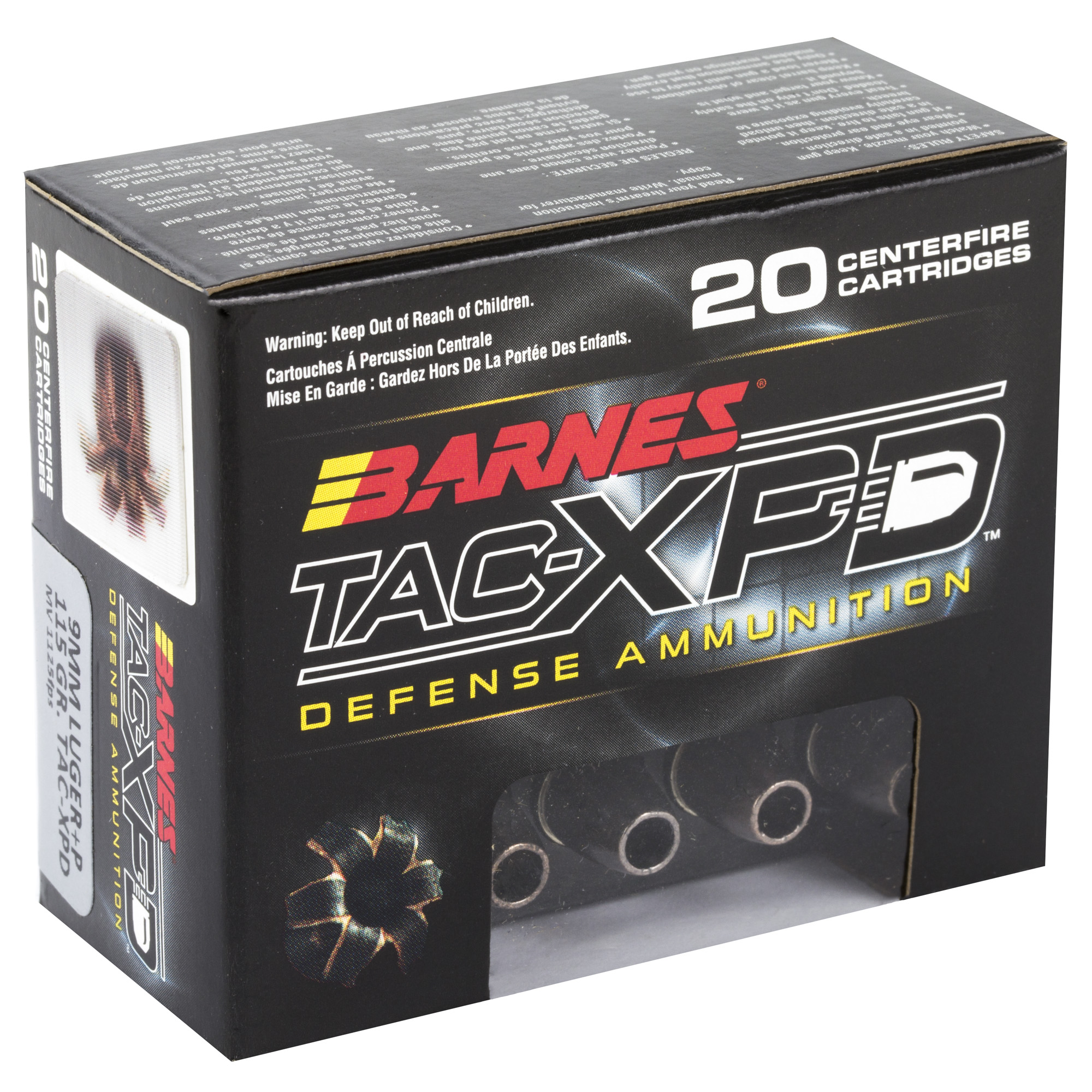 Barnes Tac-xpd 9mm 115gr Hp - Image 3