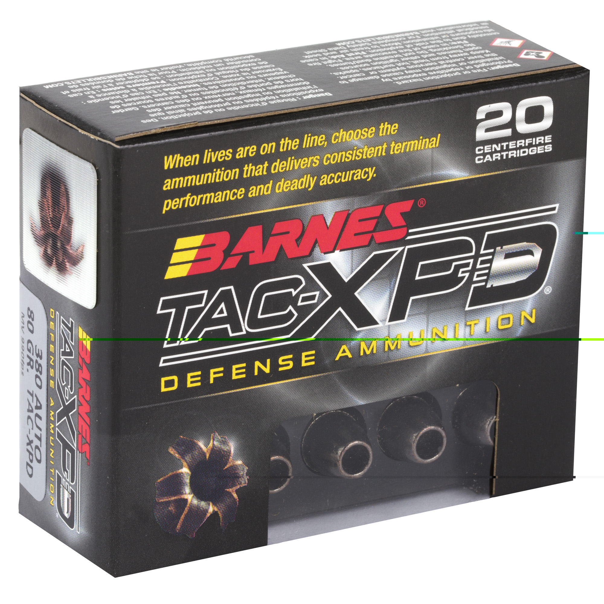 Barnes Tac-xpd 380 ACP 80gr Hp - Image 2