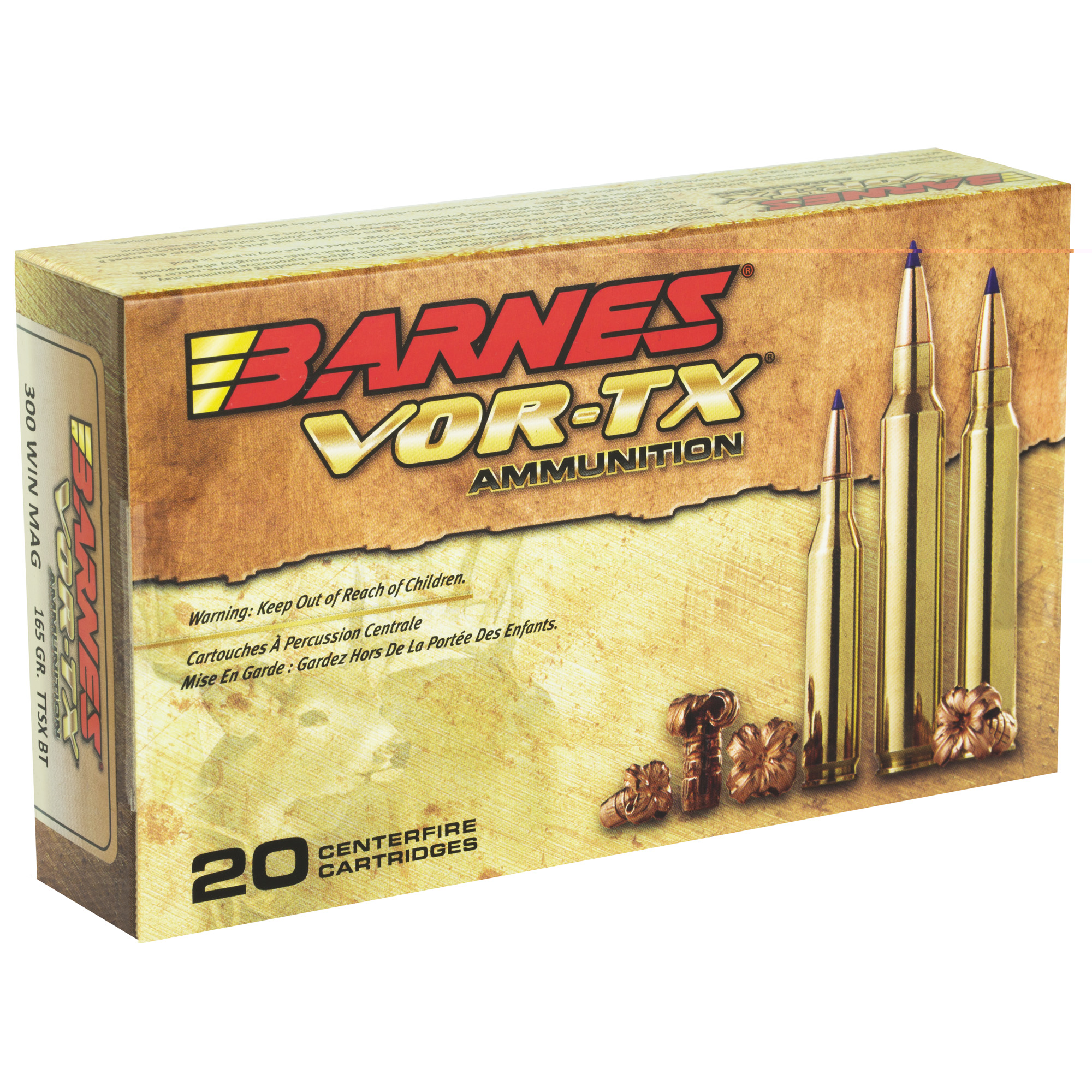 Barnes Vor-tx 300 Winchester 165gr Ttsx 20 - Image 2