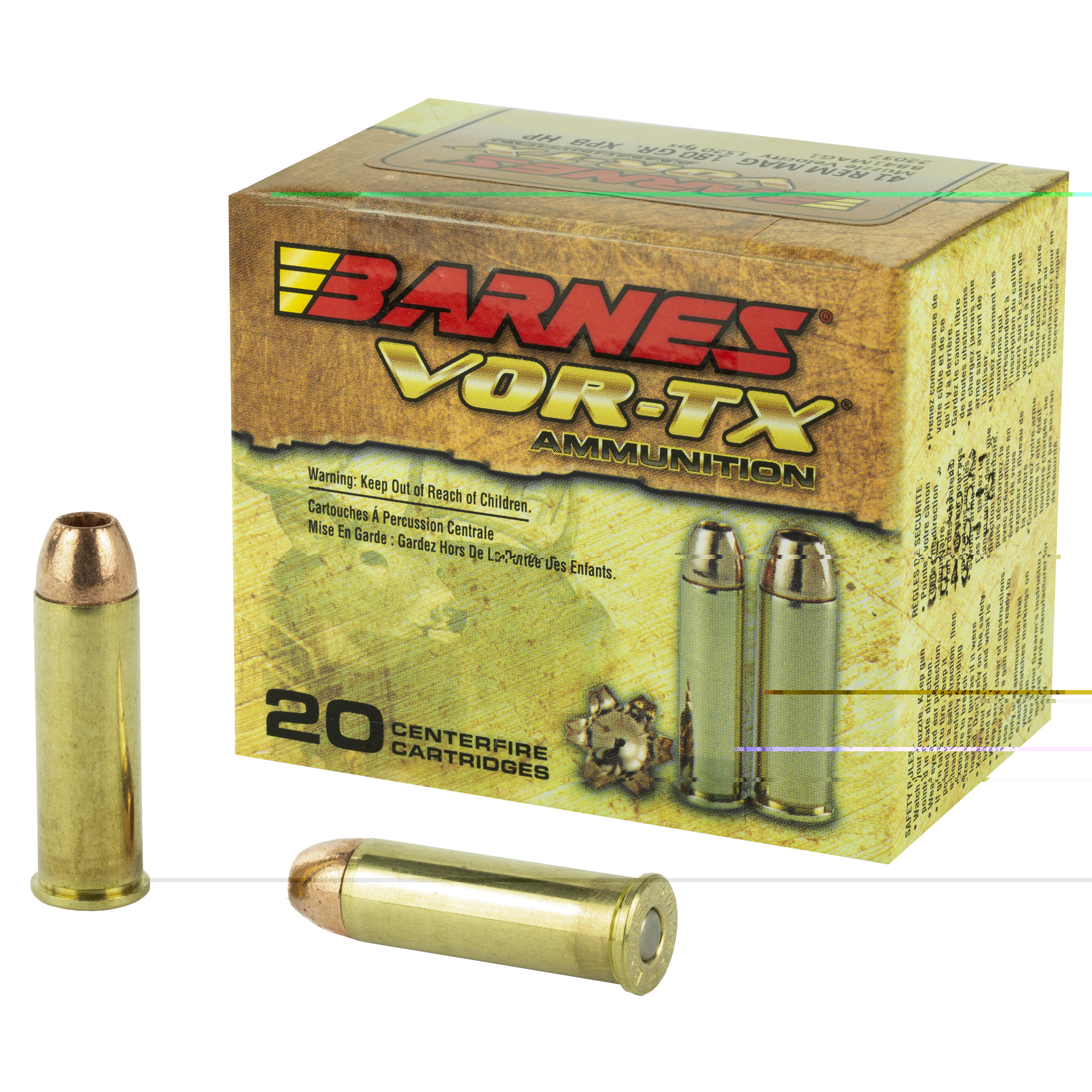 Barnes Vor-tx 41mag 180gr Xpb