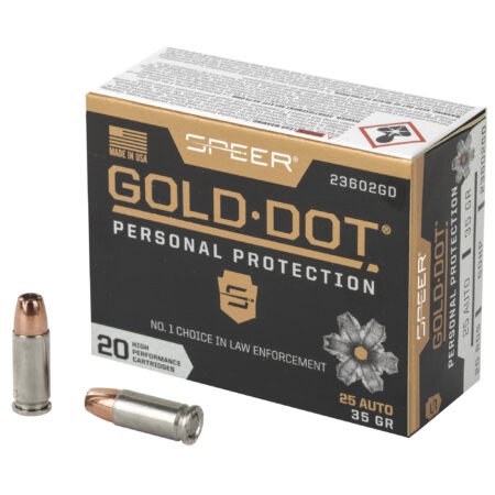 Spr Gold Dot 25 ACP 35gr Hp