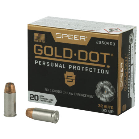 Spr Gold Dot 32 ACP 60gr Hp