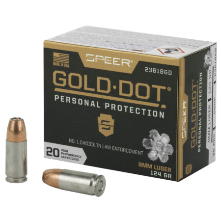 Spr Gold Dot 9mm 124gr Hp