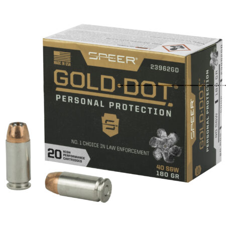 Spr Gold Dot 40 S&W 180gr Hp