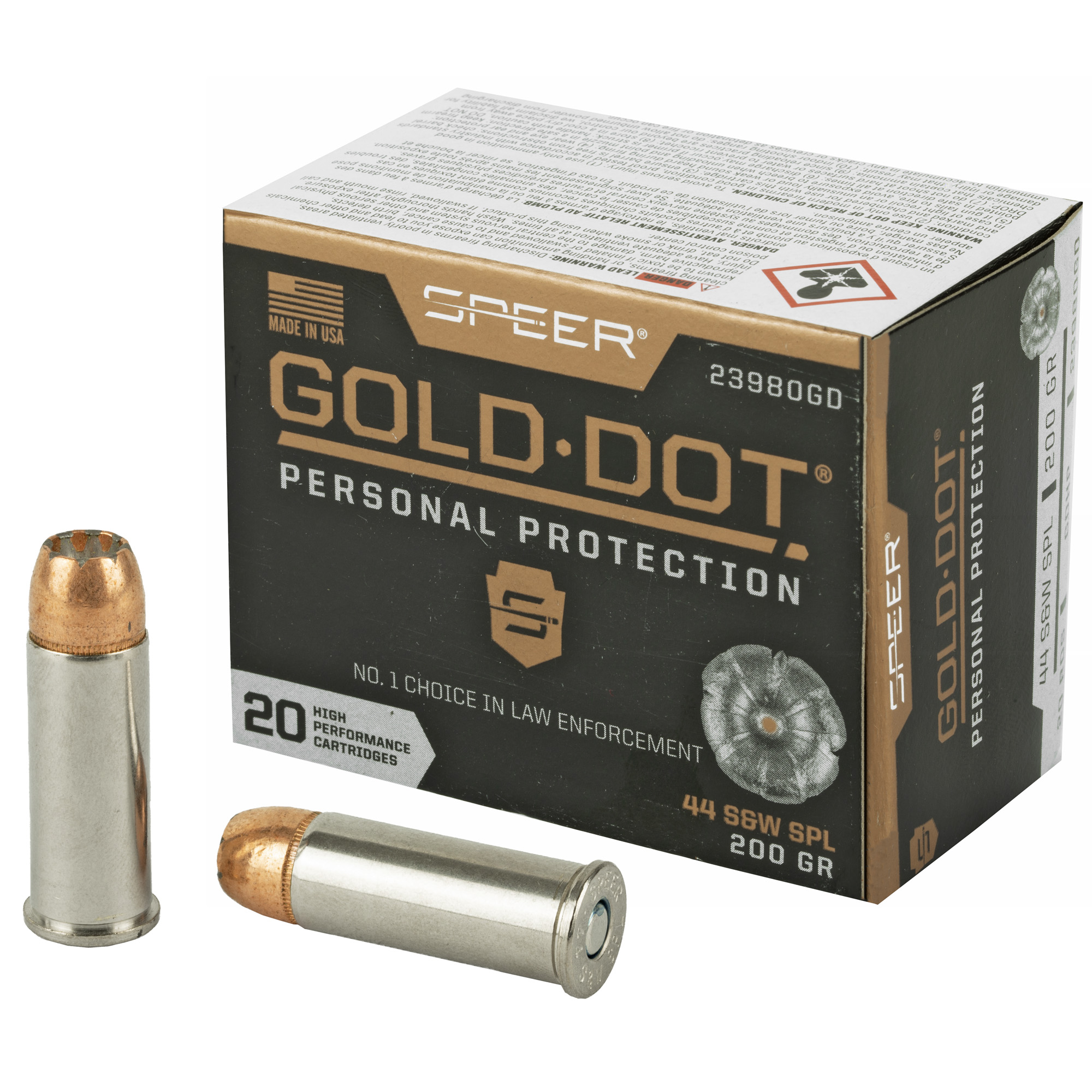 Spr Gold Dot 44spl 200gr Hp