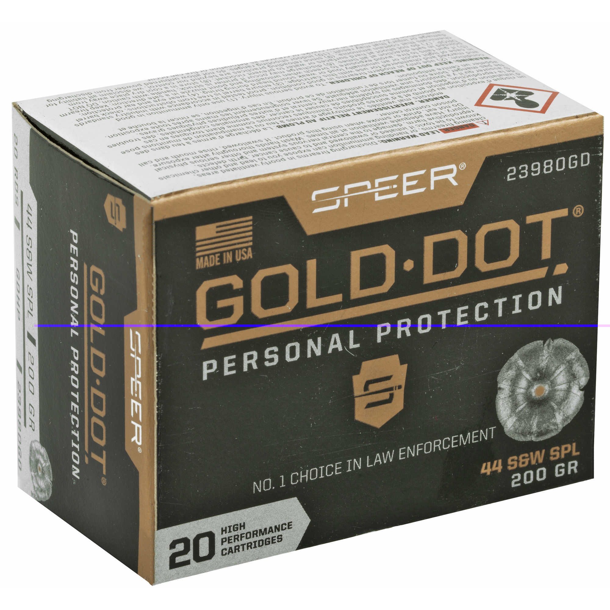 Spr Gold Dot 44spl 200gr Hp - Image 4