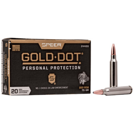Speer Gold Dot 223 Remington 75gr Sp