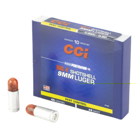 CCi 9mm #4 Shotshell