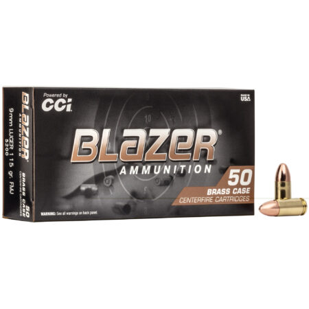Blazer Brass 9mm 115gr FMJ