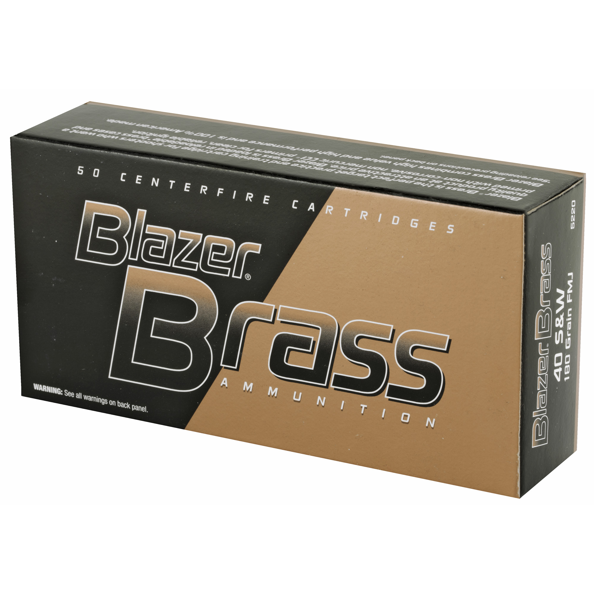 Blazer Brass 40 S&W 180gr FMJ - Image 2
