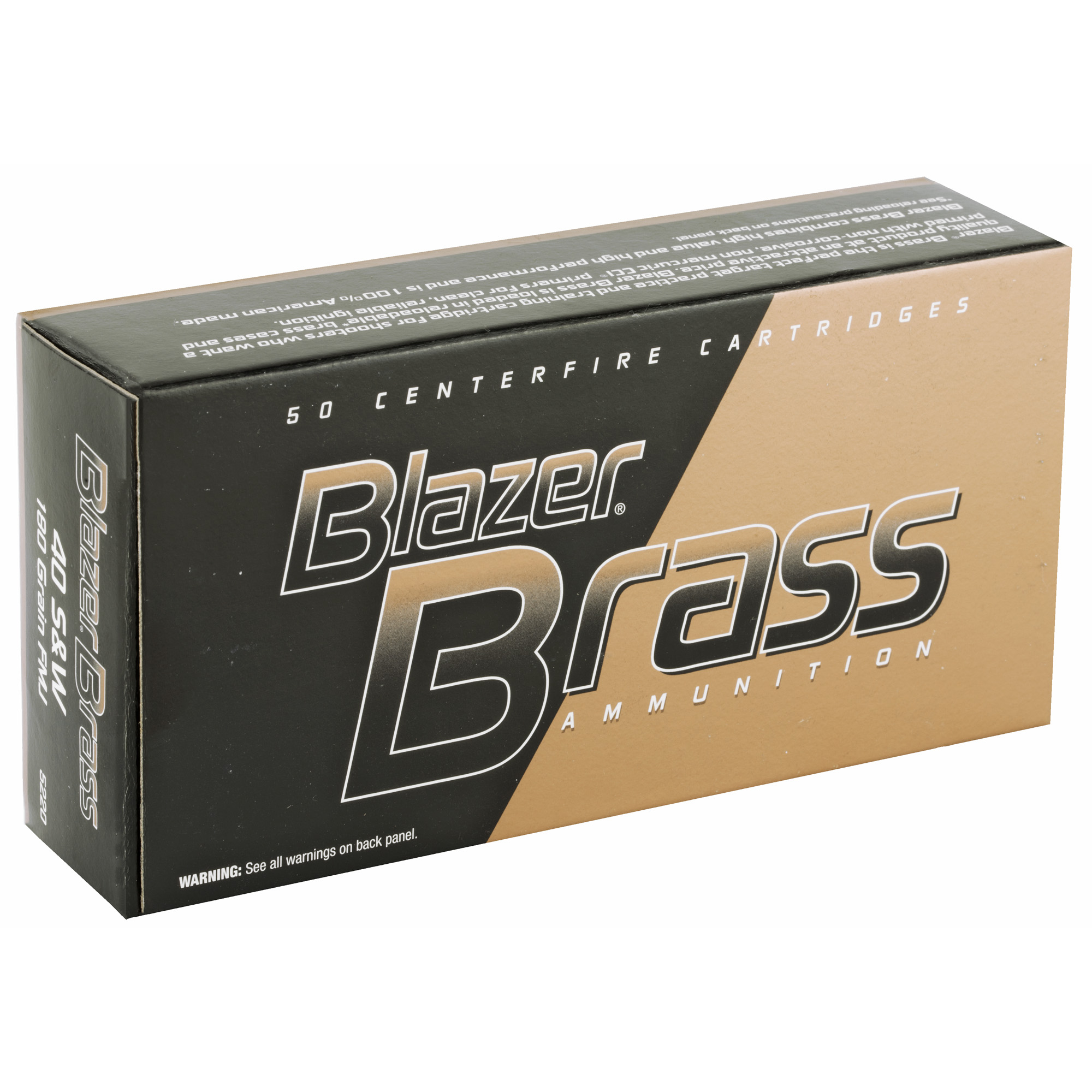 Blazer Brass 40 S&W 180gr FMJ - Image 3