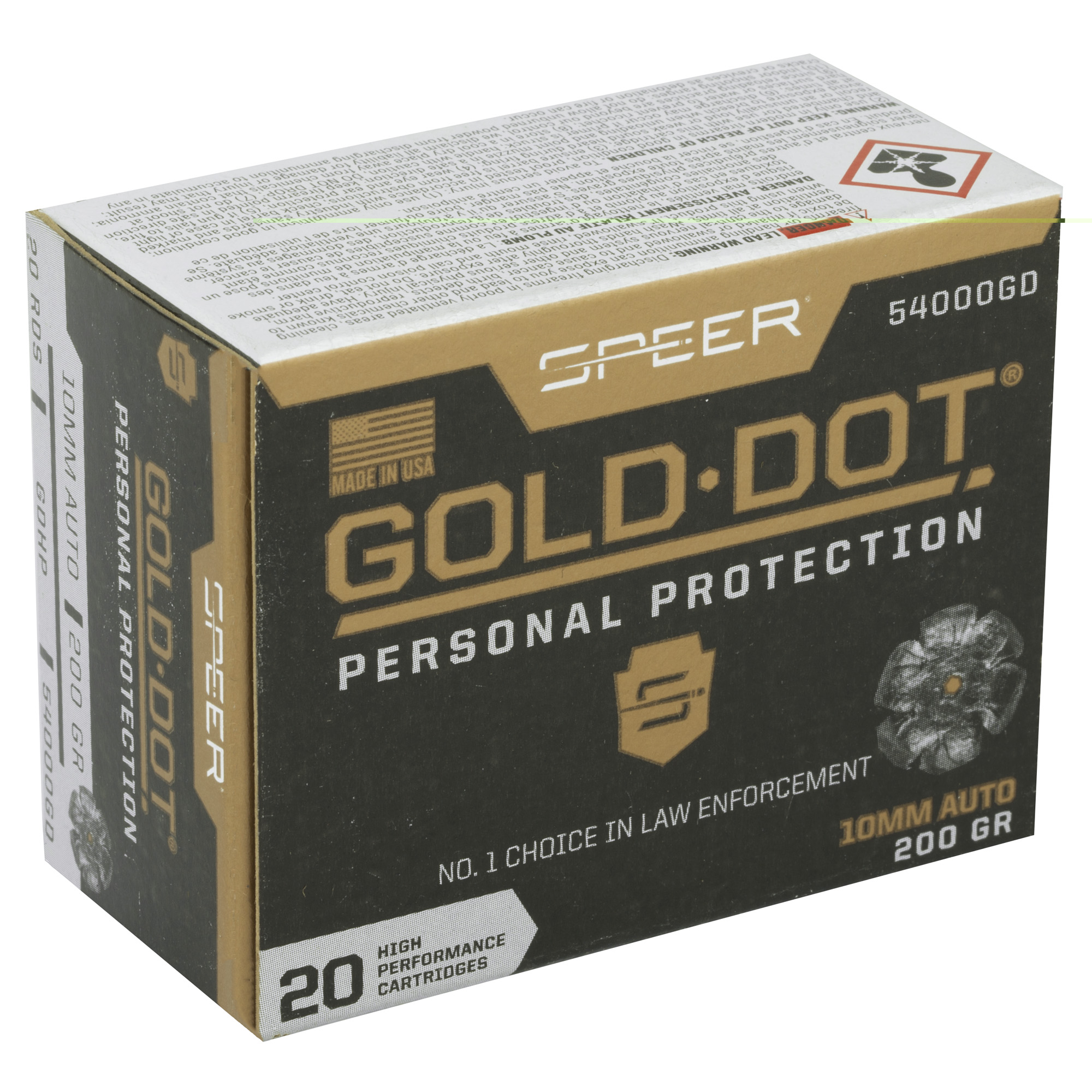 Speer Gold Dot 10mm 200gr Hp - Image 4
