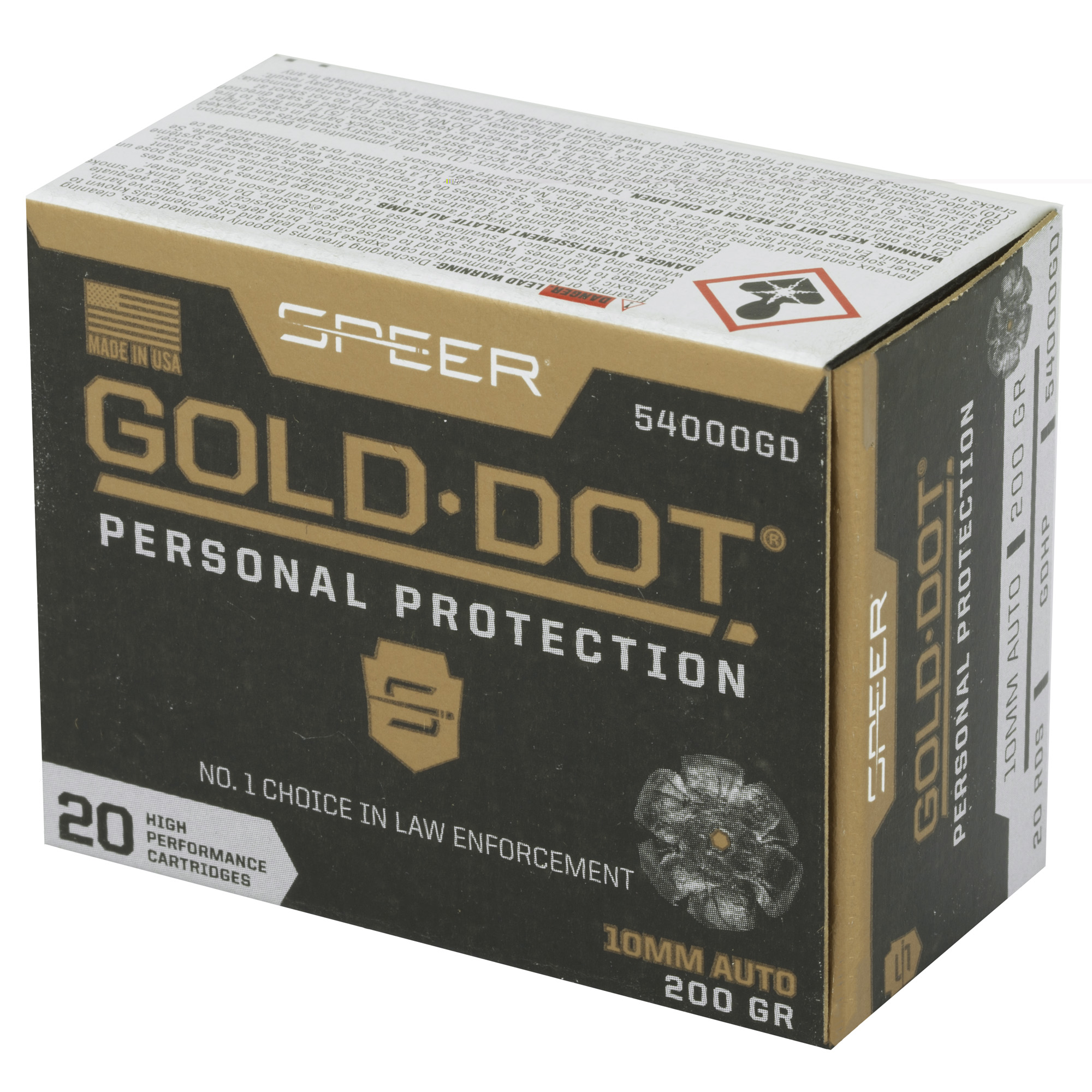 Speer Gold Dot 10mm 200gr Hp - Image 2