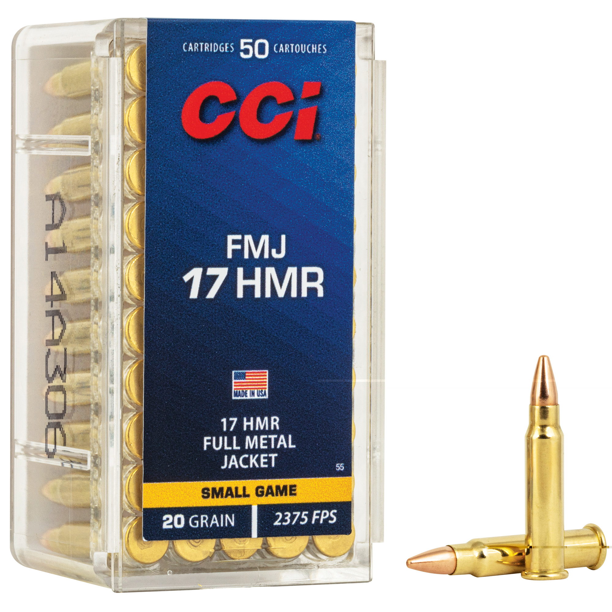 CCi 17hmr 20gr FMJ