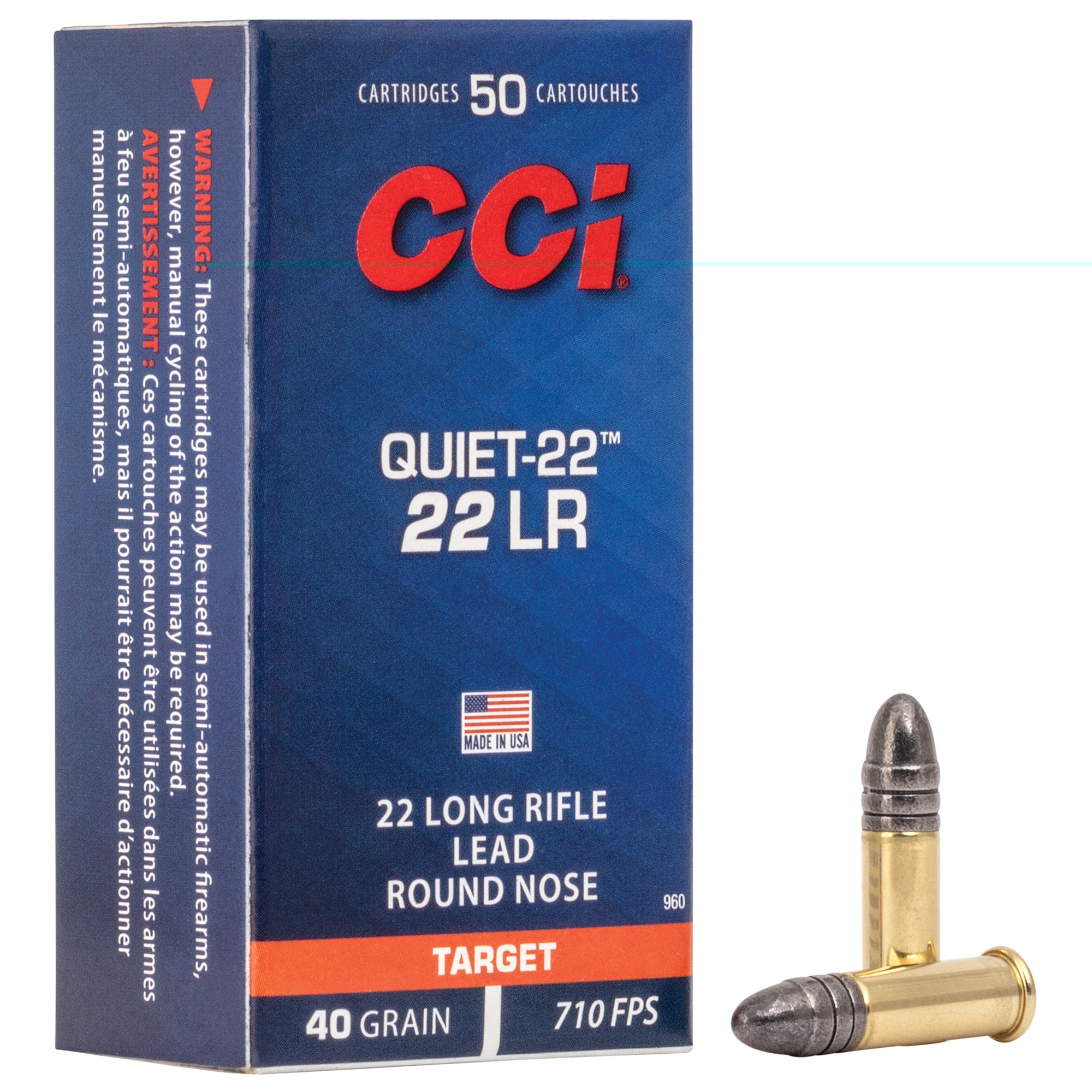 CCi Quiet 22 LR 40gr Lrn 0